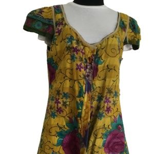 Sunbird Ethical-wear presents RUFFFLES. Fits S-M. Reversible. Mid length.